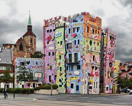 Pintando paisajes urbanos coloridos