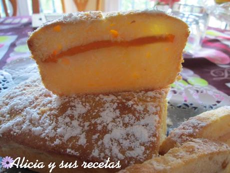 BIZCOCHO DE QUESO CON MANGO