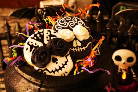 Mexican Skull Cookies