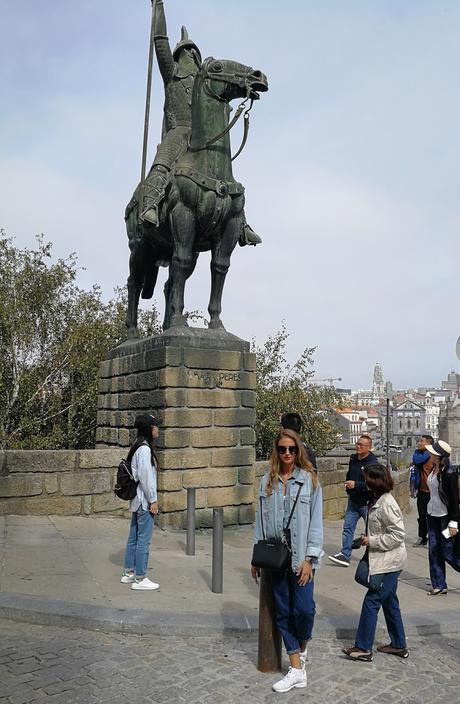 Total look denim en Oporto Total look denim en Oporto