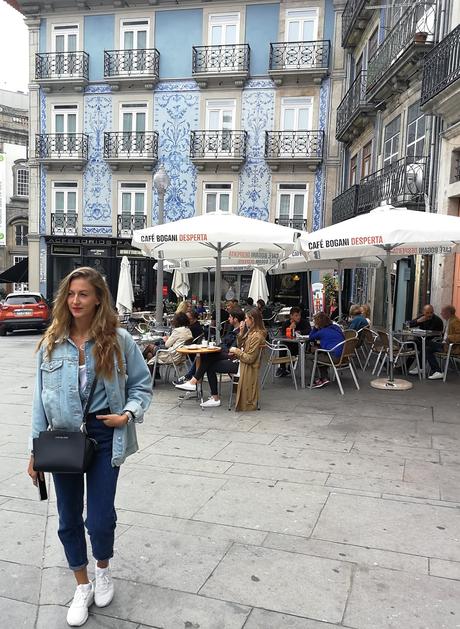 Total look denim en Oporto Total look denim en Oporto