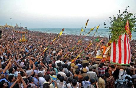 Surasamharam at Tiruchendur, Tamil Nadu