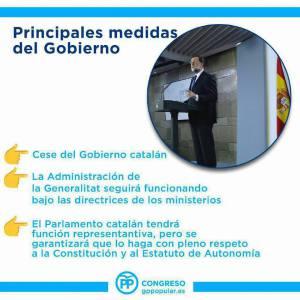 Artículo 155 y el Gobierno Catalán