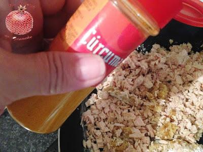 Croquetas de pollo y cúrcuma