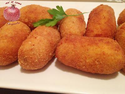 Croquetas de pollo y cúrcuma