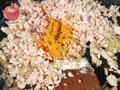 Croquetas de pollo y cúrcuma