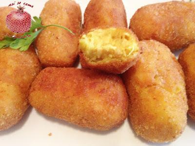 Croquetas de pollo y cúrcuma