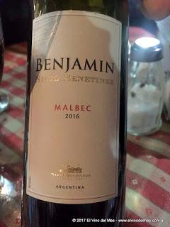 Benjamín Malbec 2016 Benjamín Malbec 2016