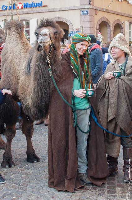 RIbeauville camellos Alsacia Navidad