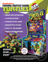 Anuncian un nuevo arcade de las Tortugas Ninja