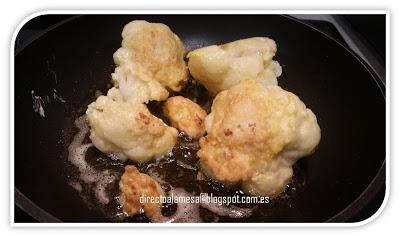 Coliflor rebozada Coliflor rebozada