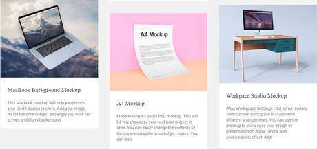 Variedad De Recursos En Mockups