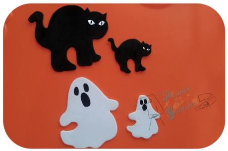 Posavasos y adornos para pajitas en tu mesa de Halloween