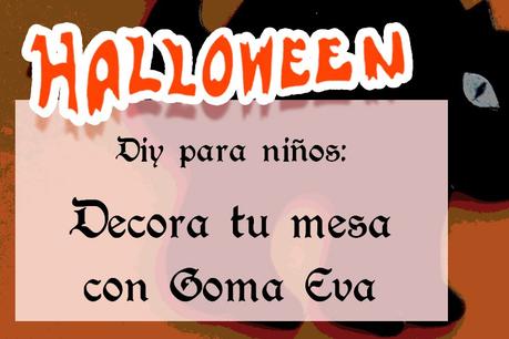 Posavasos y adornos para pajitas en tu mesa de Halloween