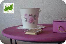 Mesa de Piedra Pintada con Chalk Paint