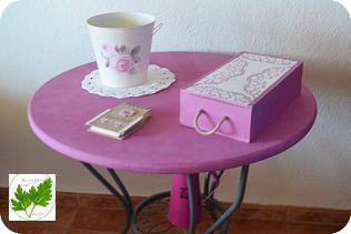 Mesa de Piedra Pintada con Chalk Paint