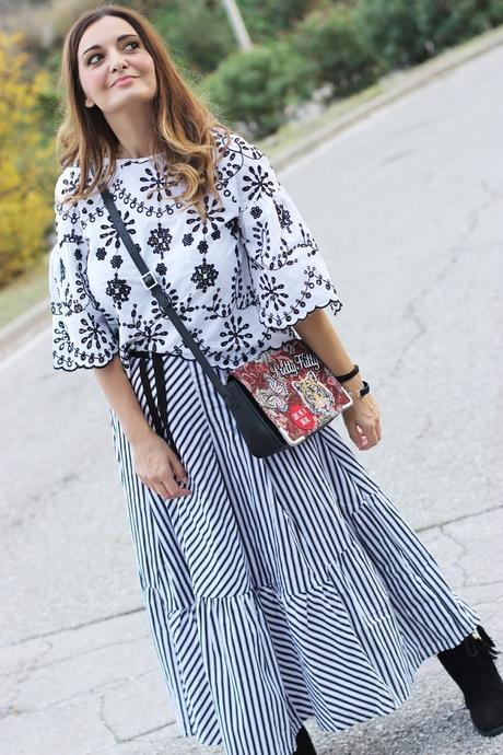 Como combinar una falda de rayas Como combinar una falda de rayas