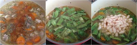 Receta de potaje de alubias y judías