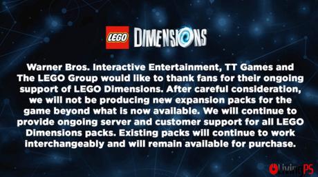 Confirmado LEGO Dimensions sin nuevo contenido