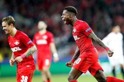 Crónica Spartak de Moscú 5 - Sevilla FC 1