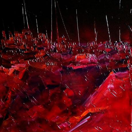 Puerto fluvial rojos Flusshafen River p...