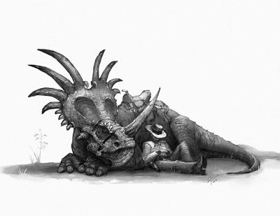 Los dinosaurios del salvaje Oeste de Shaun Keenan