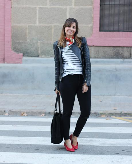 combinar bailarinas rojas zara blog moda