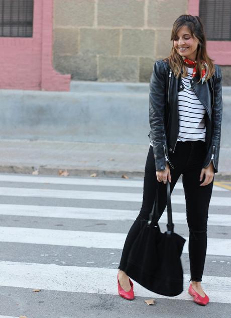 combinar bailarinas rojas zara blog moda