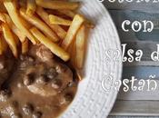 Solomillo salsa castañas