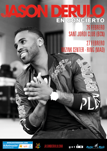 JASÓN DERULO EN CONCIERTO MADRID Y BARCELONA