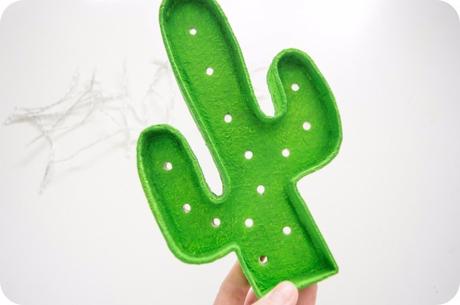 DIY: Lampara cactus led