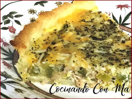 Quiche de Atun y Calabacin