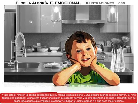 EDUCACIÓN EMOCIONAL ¿Hablamos? Ilustraciones para trabajar la Educación Emocional en casa o en la escuela. Ilustraciones 036