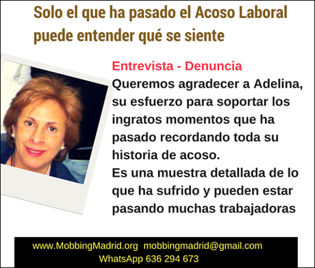 Solo el que ha pasado el #AcosoLaboral puede entender qué se siente