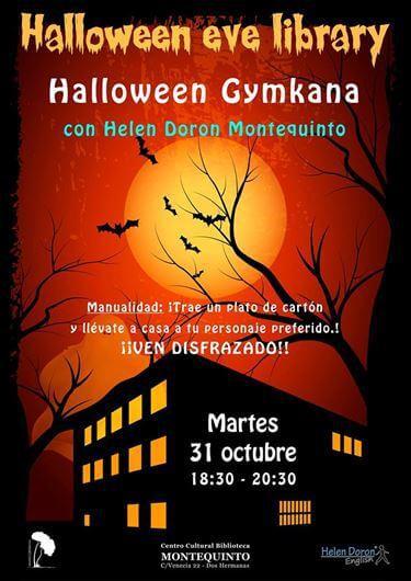 Halloween eve Library invita a participar en Halloween Gymkana