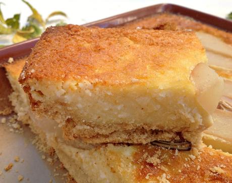 Tarta de peras y requesón Tarta de peras y requesón