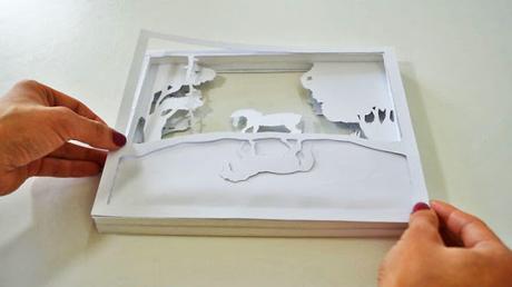 Transformó papel y madera en una caja 3D super original