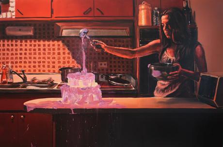 Pinturas de Jennifer Cronin que retratan la vida cotidiana