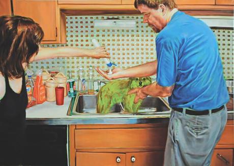 Pinturas de Jennifer Cronin que retratan la vida cotidiana