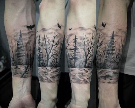 Los mejores 20 tatuajes inspirados en Bosques