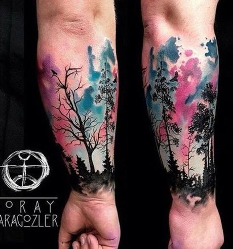 Los mejores 20 tatuajes inspirados en Bosques
