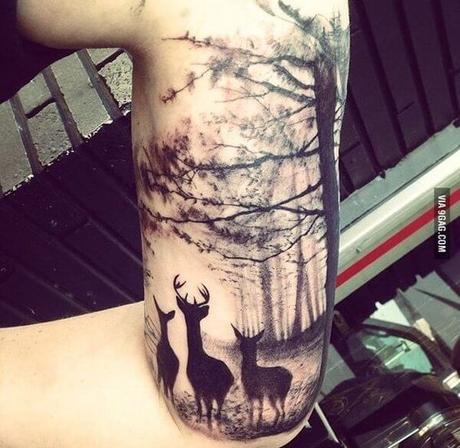 Los mejores 20 tatuajes inspirados en Bosques