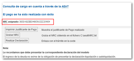 NRC. El pago a Hacienda simplificado NRC. El pago a Hacienda simplificado