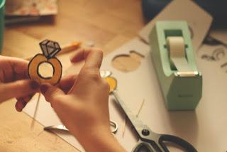 Como hacer topper de anillos para cupcakes