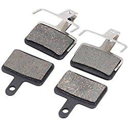 Amazingdeal365 2 Pairs pastillas de freno de disco Bicicleta para Shimano M375 M445 M446