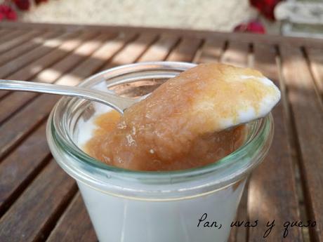 Requesón batido con mermelada de pera (tradicional o Thermomix) - Alfabeto Dulce