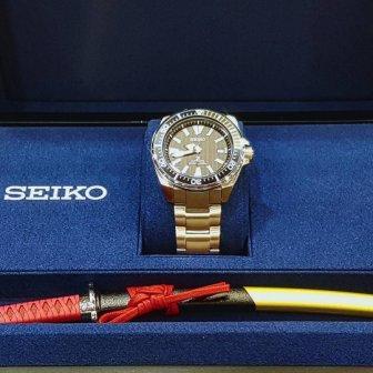Colección de Relojes Seiko Prospex Samurai con Katana 2017