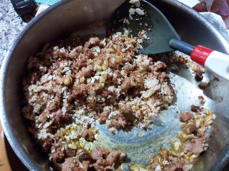 Repollo relleno de carne – Fagotto di verza ripieno di salsiccia timbalrepollo5