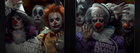 Burger King celebra Halloween invitando a un ejército de payasos #ScaryClownNight