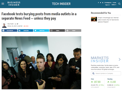 Facebook está probando eliminar los contenidos de las páginas del muro de los usuarios... salvo que paguen